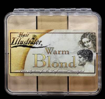 On set palette Hair Warm Blonde  x 6 couleurs SKIN ILLUSTRATOR
