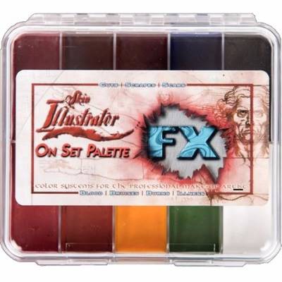 On set palette F/X x10 couleurs  SKIN ILLUSTRATOR