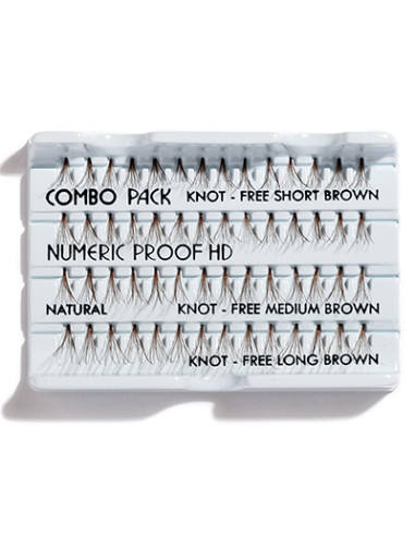 Faux cils combo brown knot free NUMERIC PROOF
