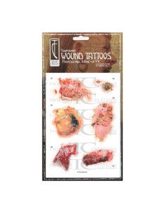 Tatouage éphémère burnwounds 1 TWILIGHT CREATIONS