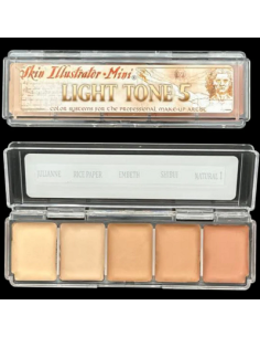 Palette mini light tone 5   x5 couleurs SKIN ILLUSTRATOR 