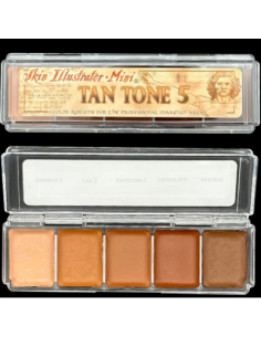 Palette mini tan tone 5   x5 couleurs SKIN ILLUSTRATOR 