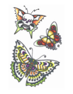 Tatouage papillon vintage 1960 TINSLEY