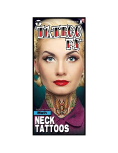 Tatouage neck  moth TINSLEY 