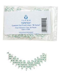 Topstick clear B curve pour cheveux x25 pièces VAPON