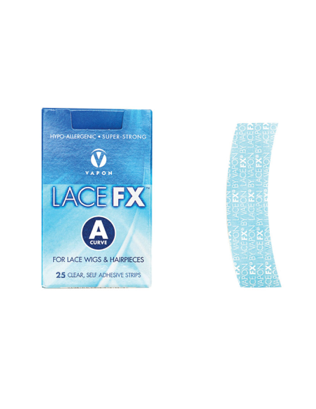 Topstick clear A curve pour dentelles et cheveux x25 VAPON