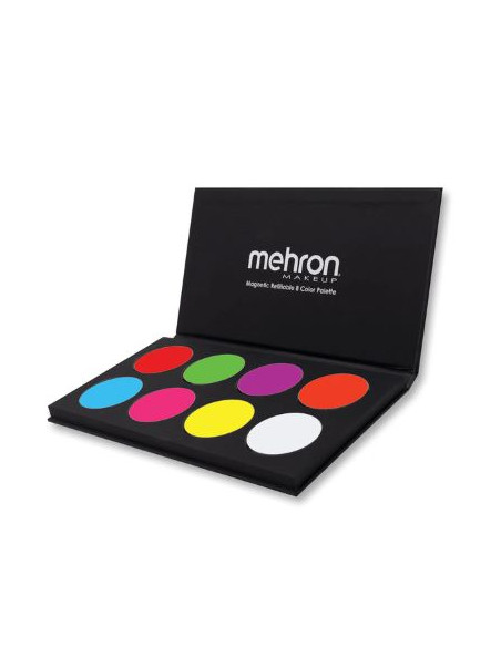 Palette aqua colors paradise Neon UV 8 couleurs 56g MEHRON
