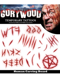 Tatouage trauma carving board TINSLEY