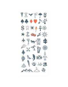 Tatouage knuckles symbols TINSLEY 