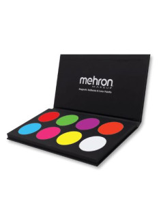 Palette aqua colors paradise Neon UV 8 couleurs 56g MEHRON