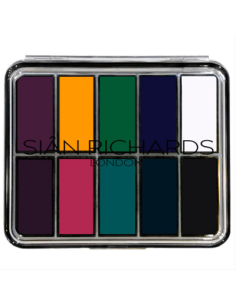 Palette hydroproof brio x10 couleurs 141g SIAN RICHARDS  LONDON