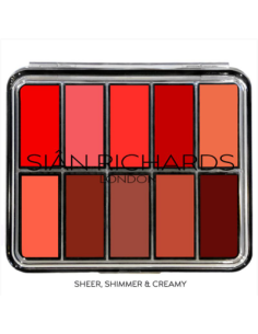 Palette rouge à lèvres coraline x10 colors 156g SIAN RICHARDS LONDON 