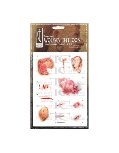 Tatouage éphémère randomwounds 2 TWILIGHT CREATIONS