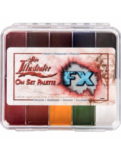 On set palette F/X x10 couleurs  SKIN ILLUSTRATOR