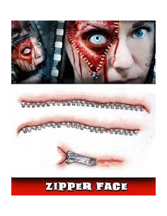 Tatouzge 3D fx  zipper face TINSLEY