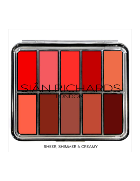 Palette rouge à lèvres coraline x10 colors 156g SIAN RICHARDS LONDON 