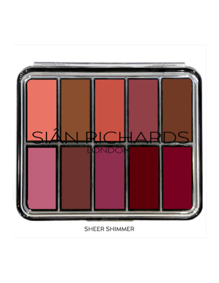 Palette rouge à lèvres radiance x10 colors 156g SIAN RICHARDS LONDON