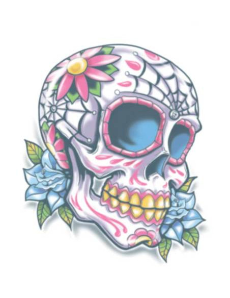Tatouage DOD114 day of the dead calaveras TINSLEY