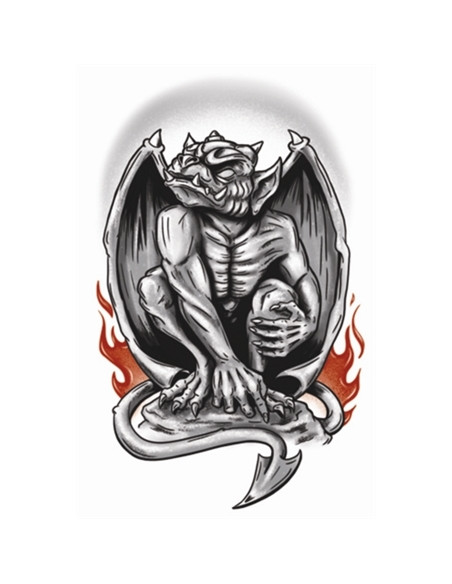 Tatouage gothic gargoyle TINSLEY