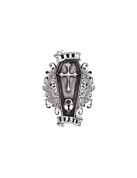 Tatouage gothic til death TINSLEY