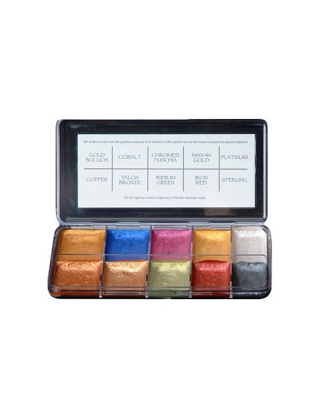 Palette alchemy x10 couleurs irisées  SKIN ILLUSTRATOR
