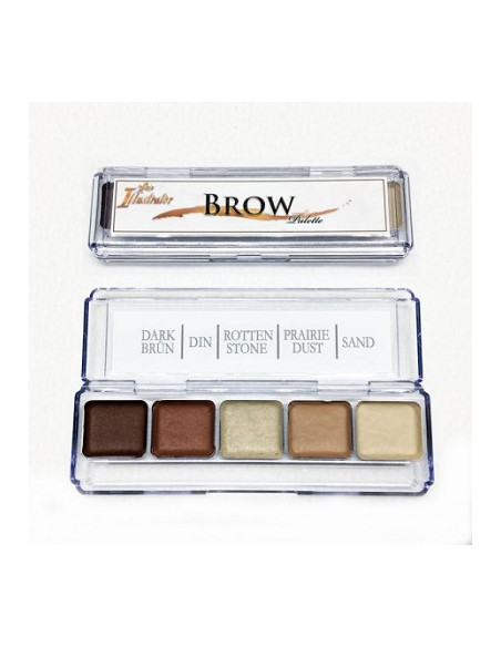 Palette  sourcils / brow  x 5 couleurs SKIN ILLUSTRATOR