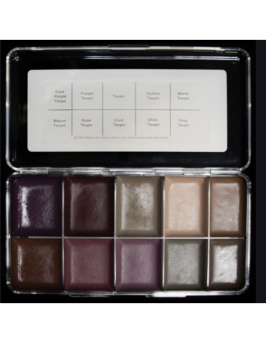 Palette character contours x10 couleurs SKIN ILLUSTRATOR