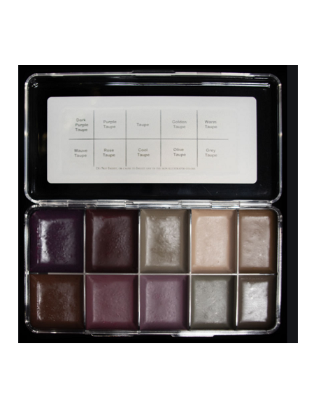Palette character contours x10 couleurs SKIN ILLUSTRATOR