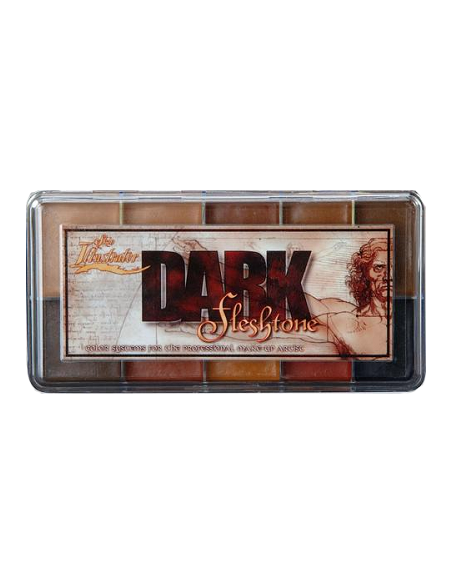 Palette Dark Fleshtone x 10 couleurs SKIN ILLUSTRATOR