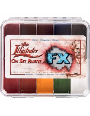 On set palette F/X x10 couleurs  SKIN ILLUSTRATOR