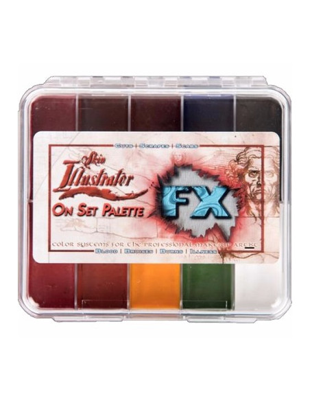 On set palette F/X x10 couleurs  SKIN ILLUSTRATOR