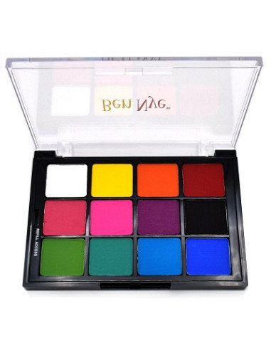 Palette rainbow STP80 x 12 couleurs 24g BEN NYE