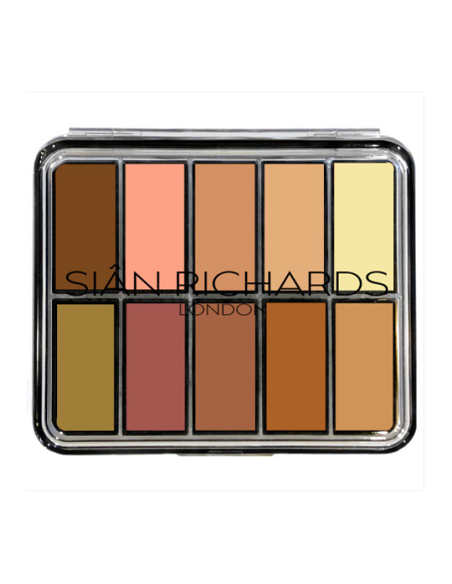 Palette hydroproof ether x10 couleurs 141g SIAN RICHARDS  LONDON