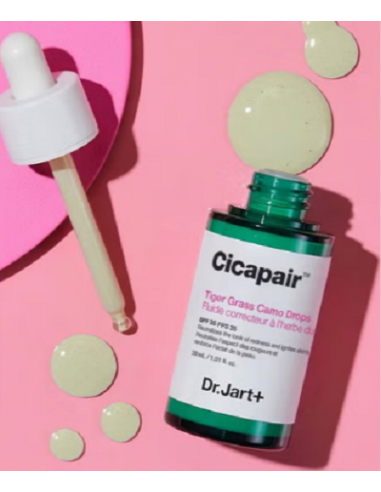Cicapair fluide correcteur à l'herbe du tigre  spf 35 30ml DRJART+