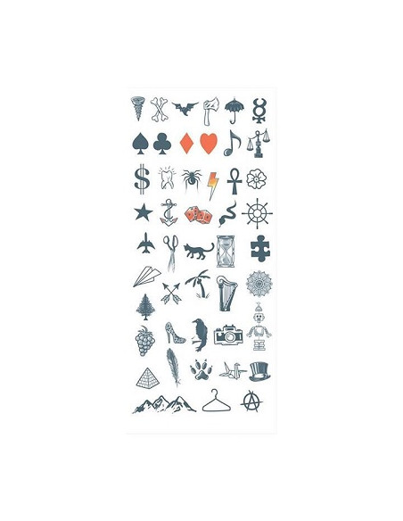 Tatouage knuckles symbols TINSLEY 