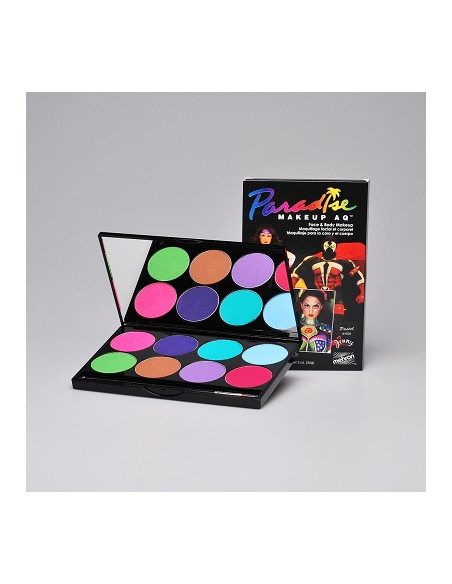 Palette aqua colors paradise island x8 couleurs 56g MEHRON