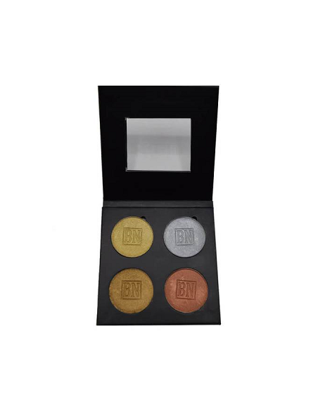Palette lumière métallic MLUP4 4 x couleurs 10 g BEN NYE