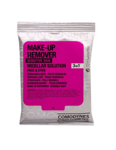 Lingettes peaux sensibles  miscellinaire rose  x 20 COMODYNE