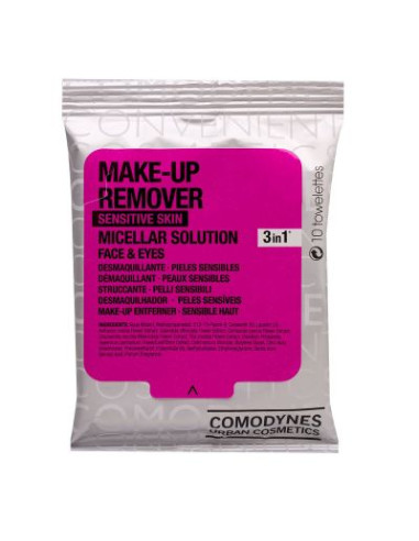 Lingettes peaux sensibles  miscellinaire rose  x 20 COMODYNE