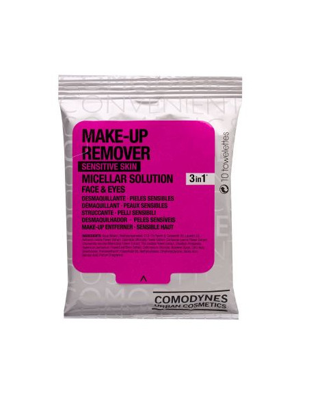 Lingettes peaux sensibles  miscellinaire rose  x 20 COMODYNE