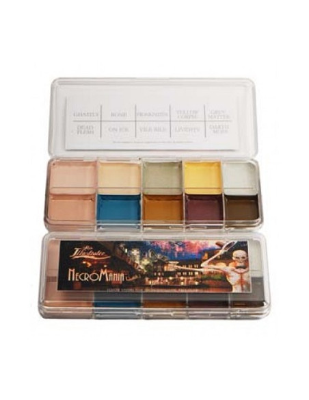 Palette Nécromania x 10 couleurs  SKIN ILLUSTRATOR