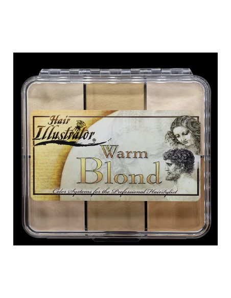 On set palette Hair Warm Blonde  x 6 couleurs SKIN ILLUSTRATOR