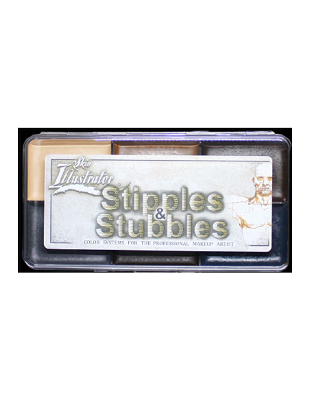 Palette stipples & stubbles x 10 couleurs SKIN ILLUSTRATOR