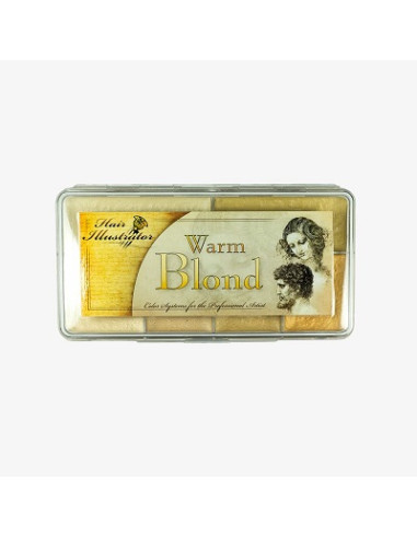 Palette Hair Warm Blonde x 10 couleurs  SKIN ILLUSTRATOR
