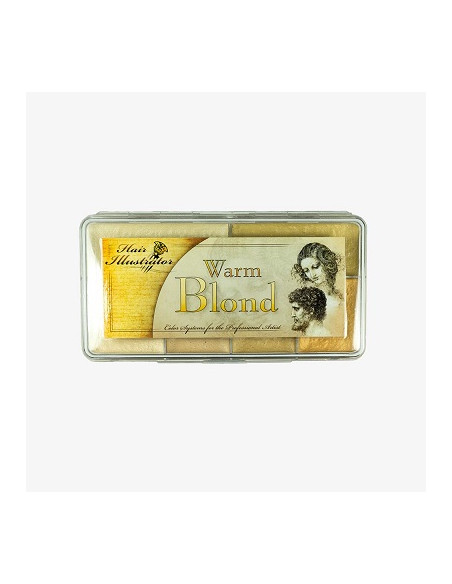 Palette Hair Warm Blonde x 10 couleurs  SKIN ILLUSTRATOR