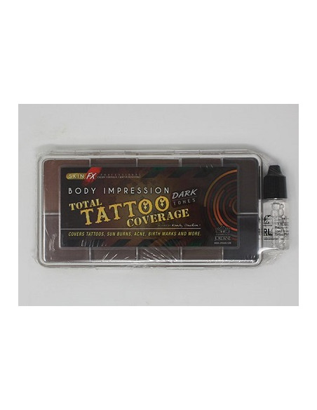 Palette large total tattoo dark creamy x10 couleurs JORDANE COSMETICS