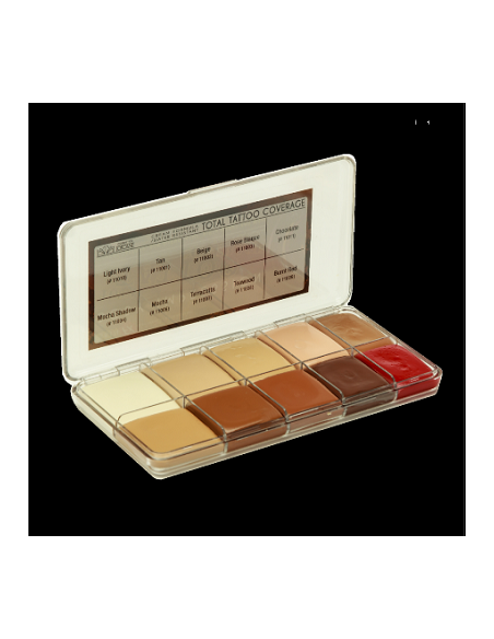 Palette large tattoo original creamy x10 couleurs JORDANE COSMETICS