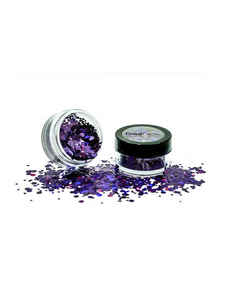 Paillettes chunky holographique intercalactic 3g PAINTGLOW