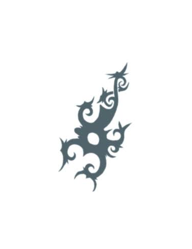 Tatouage TL609 bornéo scorpion tribal TINSLEY