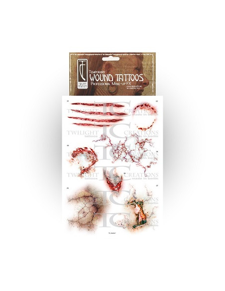 Tatouage éphémère zombie 1 TWILIGHT CREATIONS